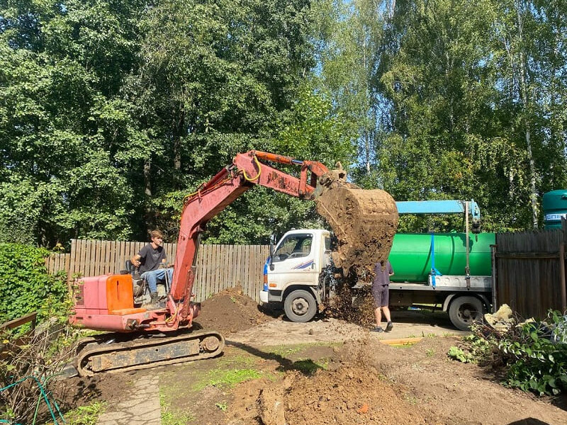 Монтаж газгольдера Спецгаз 6600 л в Электроуглях под ключ с земляными работами