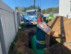 Монтаж газгольдера Спецгаз 3200 л для дома 140 кв.м в Электроуглях под ключ